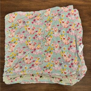 Posh Peanut Missy Pig Patoo Blanket